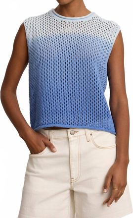 Velvet Nina Mesh Tank Top In Horizon