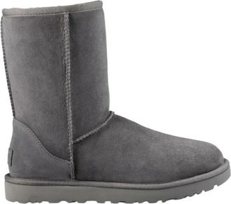 UGG Classic Short II Laarzen Grey - Dames - Winterlaarzen - Grijs - 36 EU - Leer - Schoenen