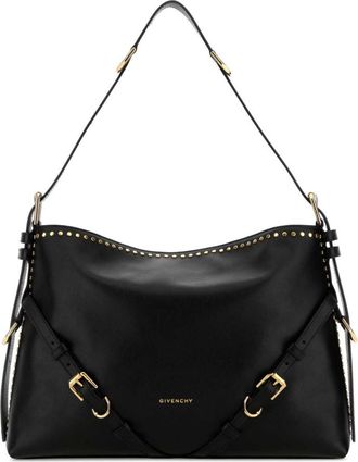 Givenchy Black Voyou Medium Shoulder Bag