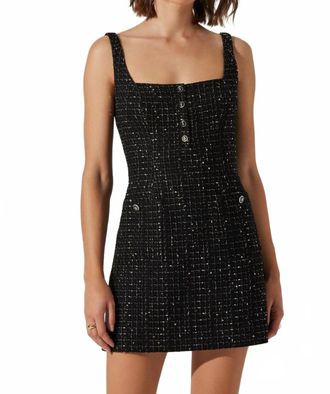 Astr Deanna Dress In Black