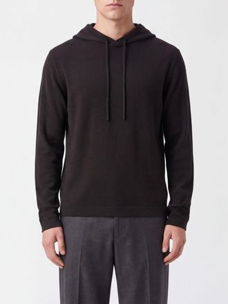 Lisa Yang Pure Cashmere Knit Hoodie with Drawstring and Ribbed Trims