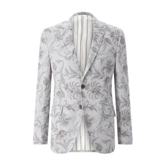 Etro Etro, Blazers, male, Gray, Size: 3XL Blazers