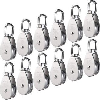 OEM Juego De 12 Poleas De Acero Inoxidable M15 De Alta Calidad Para Uso En Interiores Y Exteriores