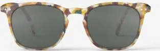 Izipizi E 49mm Trapeze Sunglasses in Blue Tortoise at Nordstrom, Size +0.00
