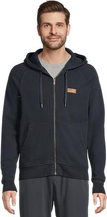 L.L.Bean Katahdin Iron Works(r) Full-zip Sweatshirt Hooded Mens Sweatshirt Navy : 3XL, Cotton/Polyester