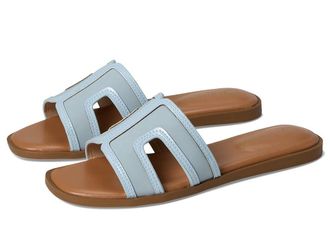 Journee Collection Primah Womens Sandals Light Blue : 7 M, Leather