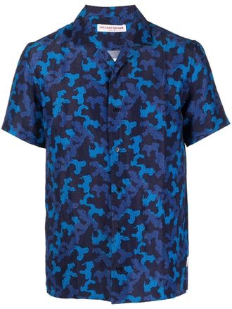 Orlebar Brown Camicia Hibbert - Blu