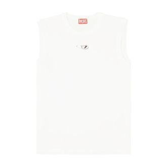 Diesel Heren, Tops, Wit, Maat: L Katoen