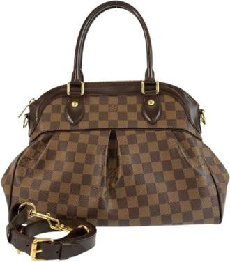 Louis Vuitton Pre-owned Handbags, female, Brown, Size: ONE SIZE Pre-owned Trevi PM Handbag