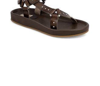 Mia Shoes Womens Zaria Sandals In Dark Brown
