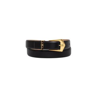 Elisabetta Franchi Dames, Accessoires, Zwart, Maat: M Leer