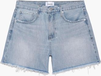 Frame Denim Womens Le Super High Short In Grey