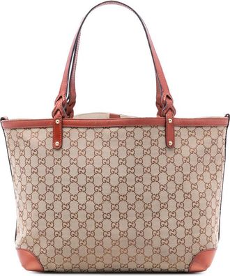 Gucci Pre-owned Gucci Medium GG Canvas Craft Tote Ladies 247209 493075