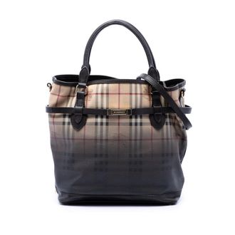 Burberry Pre-owned Burberry Haymarket Check Ombre Coated Canvas Liberton Satchel Ladies UKGRKNKIQF6Y0VLC