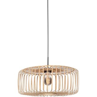 Steinhauer Mexlite - L&aacute;mpara Colgante - Haloswap - Natural - Bamb&uacute; - E27