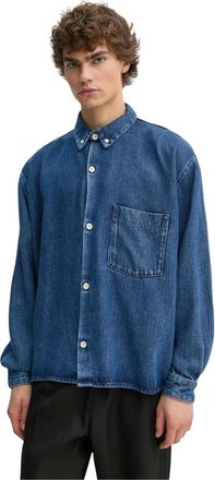Won Hundred Hombre, Camisas, Azul, Talla: L