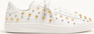 Valentino Garavani Royco Trainer In Nappa Calfskin With Stud Detail
