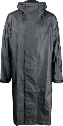 Yohji Yamamoto Gore-Tex long parka coat - men - Polyamide/Polyamide/Polytetrafluoroethylene (PTFE) - S - Grey