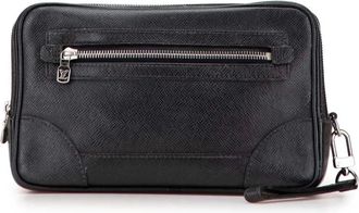 Louis Vuitton 2007 Taiga Neo Pavel clutch - Zwart