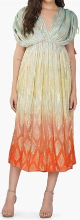 America & Beyond Womens Magnolia Ombray Maxi Dress In Multi