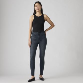 Levi's 721 High Rise Skinny Jeans - Womens - 23X28 - Black