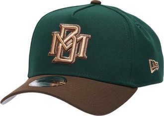 New Era Womens Milwaukee Brewers Brewers 9Forty A-Frame Cap - Adult Dark Green/Walnut
