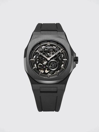 D1 Milano Orologio Jet Black D1 Milano Skeleton Rubber 41.5 mm
