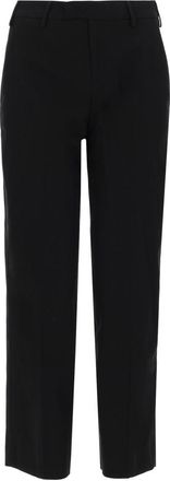 Pantaloni Torino Neutrals Emma Minimalist Straight Cotton Pants