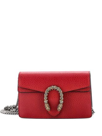 Gucci Dionysus Bag Leather Small shoulder bag - Rosso