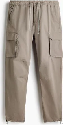 H&M Regular Fit Cargo Trousers in Taupe at Nordstrom, Size Xx-Large