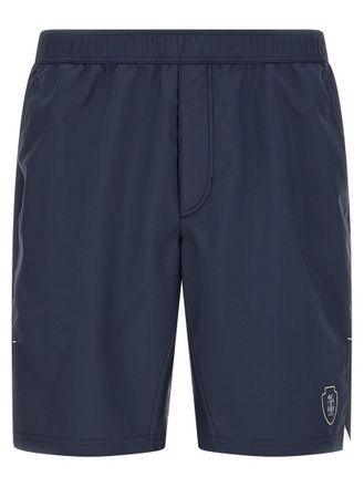 Brunello Cucinelli Blue Tennis Bermuda Shorts