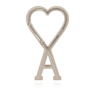 Ami Logo-shaped keyring - unisex - Ami Paris - Keychains - Gray - ONE SIZE - Accessories