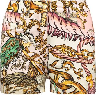 Moschino Printed Cotton Shorts