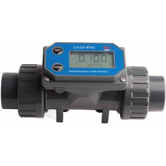 OEM Caudal&iacute;metro Digital Upvc Para Riego - Precisi&oacute;n &plusmn; 2% - Rango De Caudal 10-120 L/min - Pantalla Electr&oacute;nica Sensible -crezuo