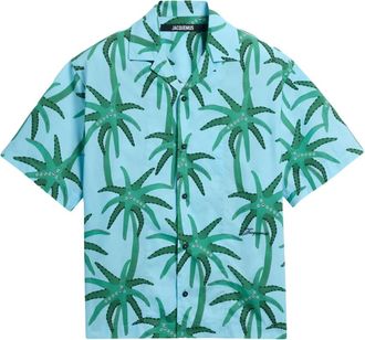 Jacquemus Camicia con stampa - Blu