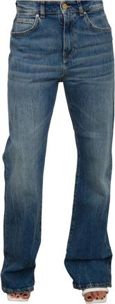 Pinko Klassieke denim jeans voor dagelijks gebruik - Dames - Regular Fit Jeans - Blauw - W27 - Denim - Jeans