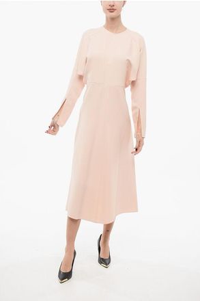 Super Blond Silk Blend Flared Dress size 40