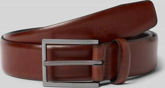 Joop G&uuml;rtel mit Label-Detail in Mittelbraun, Gr&ouml;&szlig;e 100