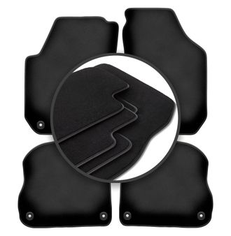 OEM Alfombrillas Premium Para Skoda Fabia Ii Hatchback, Familiar (2007-2014)