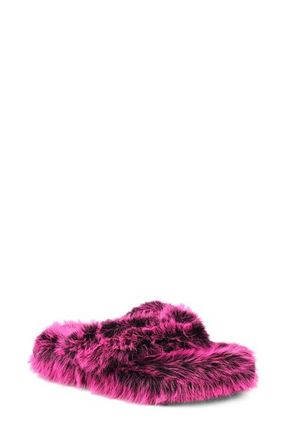 Zigi Soho Whimzy Faux Fur Slipper in Fuchsia Faux at Nordstrom, Size 10
