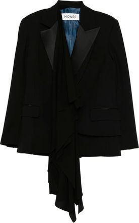 Monse Blazer Cascade - Nero