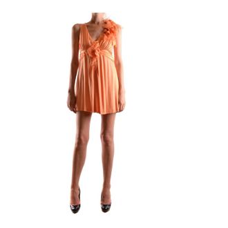 Elisabetta Franchi Dames, Jurken, Oranje, Maat: M Viscose