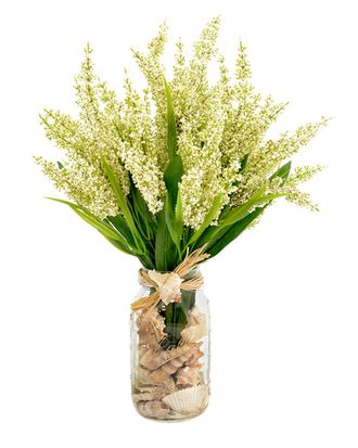 Creative Displays Inc. White Heather Floral Arrangement