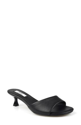 Zigi Soho Cashmoney Slide Sandal in Black Leather at Nordstrom, Size 11