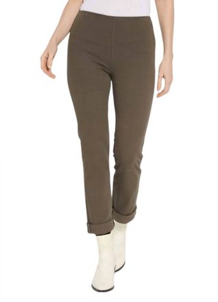Lyss&eacute; Boyfriend Denim Jeans In Pewter Green