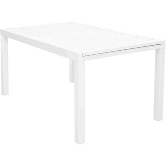 Milani Home DEXTER - tavolo da giardino allungabile in alluminio da 160 x 90 cm