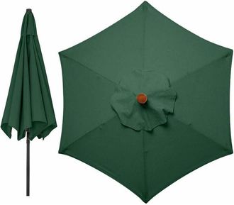 OEM Fundas De Repuesto Para Sombrillas De 3 Metros Y 6 Brazos. Funda De Repuesto Para Toldos De Jard&iacute;n. Funda De Repuesto Para Sombrilla O Toldo (verde)