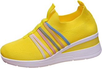 Generic Womens Fashion Cusual Sneakers Lace-Up Casual Shoes Platform Leather Comforble Walking Dad Streetwear Sparkly Wide Fit Trainers for Spring Summer, Hik