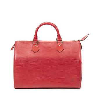 Louis Vuitton Pre-owned Womens Speedy 3 Handbag - Red - One Size