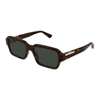 Gucci Zonnebril - Heren - Zonnebrillen - Bruin - 54 MM - Accessoires